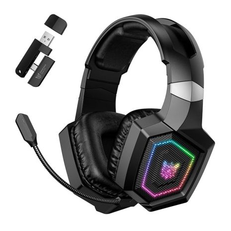 Наушники Onikuma Wireless Gaming Headset Headworn GT806 |BT5.4/2.4G, Type-C, 10-100H, RGB| black