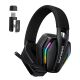 Наушники Onikuma Tri Mode gaming headphones GT826 |BT5.4/2.4G/Type-C, 15/80H, RGB| black
