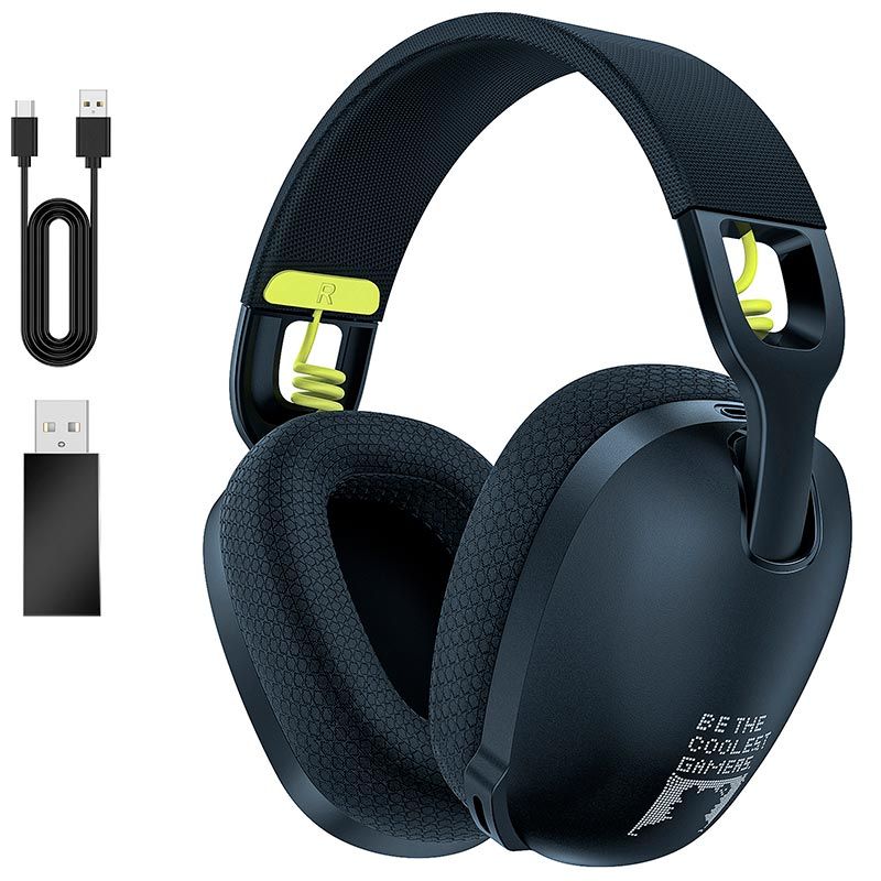 Наушники Onikuma Headworn Three Mode Headset B2 |BT5.3/2.4G/Type-C, 25H| black Наушники Onikuma Headworn Three Mode Headset B2 |BT5.3/2.4G/Type-C, 25H| black