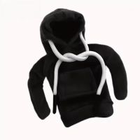 Чехол "мини-худи" для рычага КПП автомобиля универсальный 130mm Black-White Чехол "мини-худи" для рычага КПП автомобиля универсальный 130mm Black-White