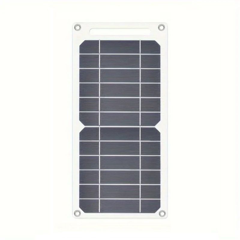 Портативная солнечная панель 1*USB 5V до 35W с карабинами и присосками (300*245mm) White-Grey Портативная солнечная панель 1*USB 5V до 35W с карабинами и присосками (300*245mm) White-Grey