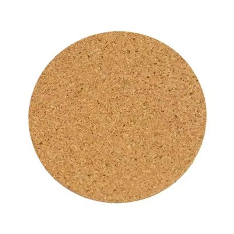 Подставки под чашку из коркового дерева 9см комплект 10шт круглые