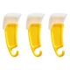 Скребок-лопатка кулинарный силиконовый (135mm) комплект 3шт. Yellow Скребок-лопатка кулинарный силиконовый (135mm) комплект 3шт. Yellow