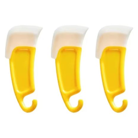 Скребок-лопатка кулинарный силиконовый (135mm) комплект 3шт. Yellow