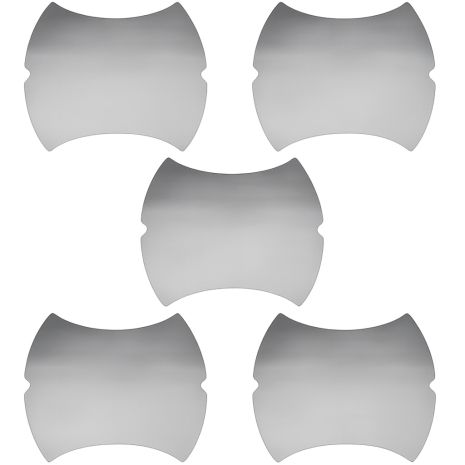 Захисна плівка під дверні ручки автомобіля універсальна 95x85mm комплект 5шт. Transparent