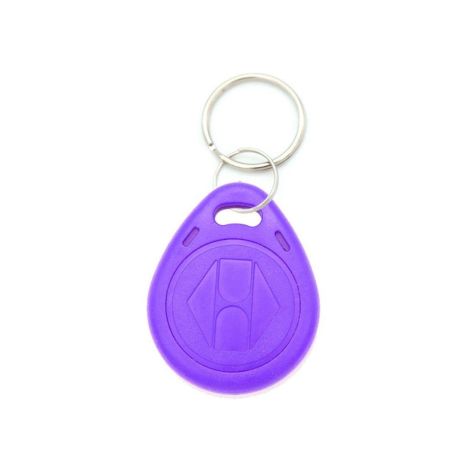 Чип-брелок RFID 125kHz (только чтение) EM4100/TK4100 34х29х5мм Purple