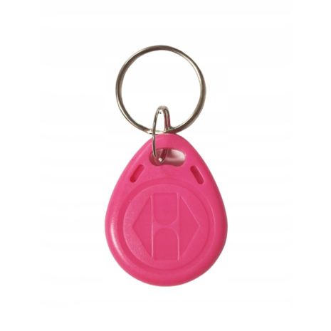 Чип-брелок RFID 125kHz (только чтение) EM4100/TK4100 34х29х5мм Pink