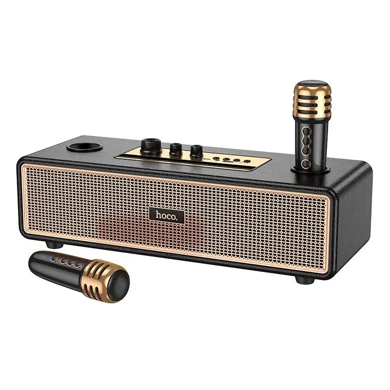 Акустика-караоке HOCO Graceful wireless dual-mic BT speaker BS63 |BT5.4, TWS/USB/AUX/TF, 25W| Black Акустика-караоке HOCO Graceful wireless dual-mic BT speaker BS63 |BT5.4, TWS/USB/AUX/TF, 25W| Black