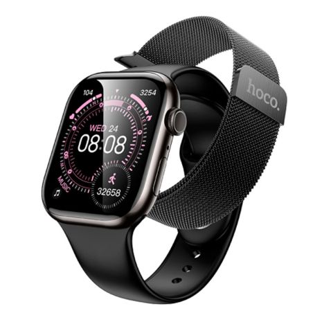 Смарт Часы Hoco Y42 call version Milan Loop Черный