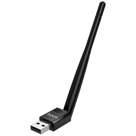 Wi-Fi адаптер Hoco HI37 USB 150Mbps black Wi-Fi адаптер Hoco HI37 USB 150Mbps black
