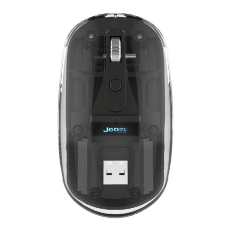 Беспроводная мышь Jedel WD131P transparent-black