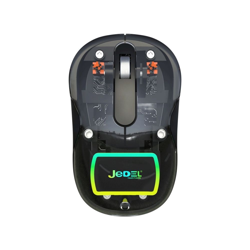 Беспроводная мышь Jedel WD141 transparent-black Беспроводная мышь Jedel WD141 transparent-black
