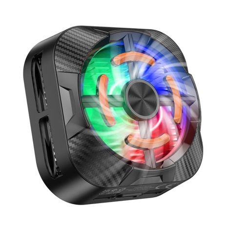 Куллер для телефона BOROFONE Travel magnetic phone radiator BG15 |LED| black Куллер для телефона BOROFONE Travel magnetic phone radiator BG15 |LED| black