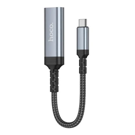 Адаптер переходник Hoco UA43A Type-C to HDTV metal gray