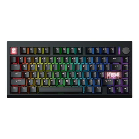 Клавиатура Игровая беспроводная Fantech MAXFIT8 MK921 Brown Switch Черный