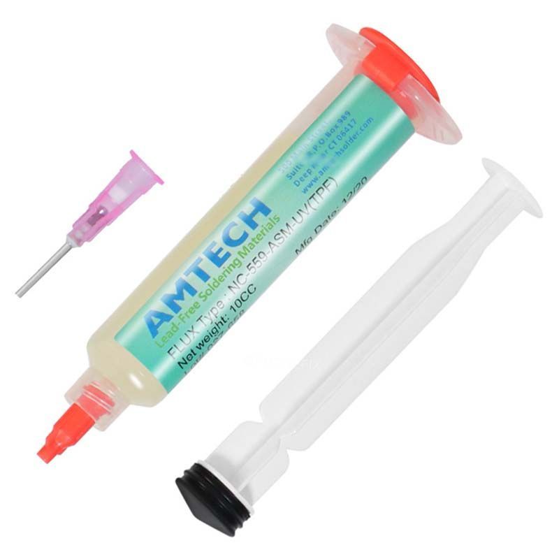 Флюс-паста AMTECH NC-559-ASM-UV (TPF) безотмывочная, с дозатором, 10CC, Original Флюс-паста AMTECH NC-559-ASM-UV (TPF) безотмывочная, с дозатором, 10CC, Original
