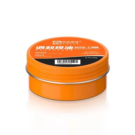 Флюс-паста Amaoe M58-Y / на основе канифоли высокой очистки 50 гр. Флюс-паста Amaoe M58-Y / на основе канифоли высокой очистки 50 гр.