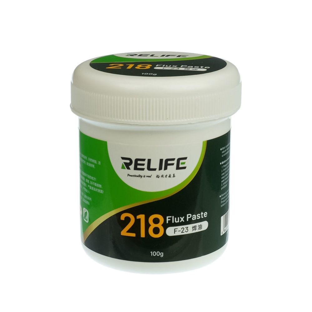 Флюс-паста Relife F-23 218, 100 гр, среднеактивная Флюс-паста Relife F-23 218, 100 гр, среднеактивная