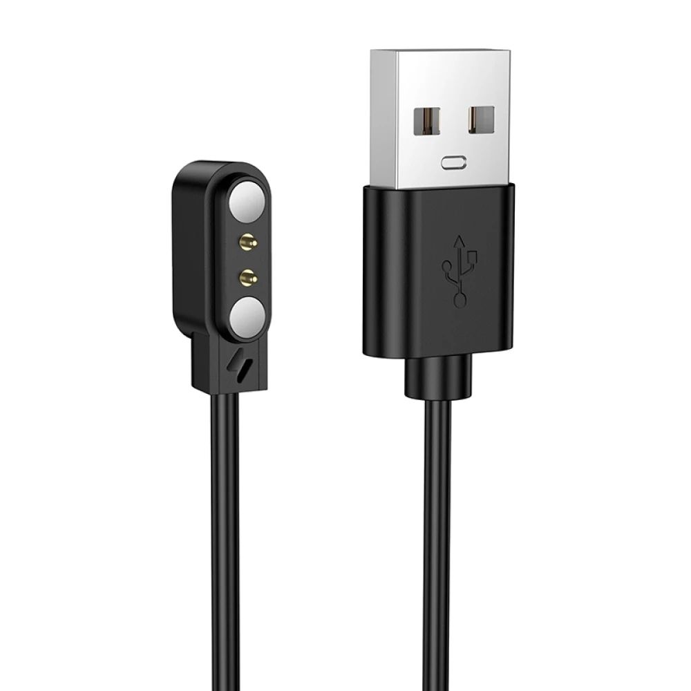USB кабель для смарт часов Hoco Y39 black USB кабель для смарт часов Hoco Y39 black