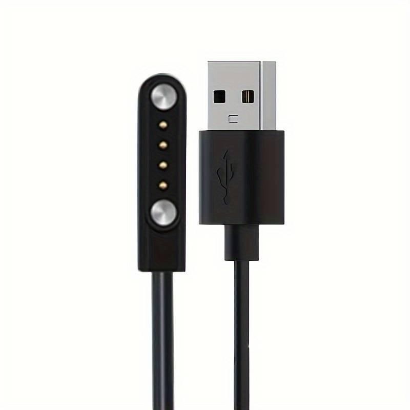 USB кабель для смарт часов универсальный магнитный 4 pin (9 - 15.5 mm) чёрный USB кабель для смарт часов универсальный магнитный 4 pin (9 - 15.5 mm) чёрный