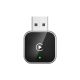 Адаптер беспроводной 2в1 для Apple Carplay/Android Auto USB/WIFI 5GHz/ Bluetooth 5.0 (C002KG) Black-grey Адаптер беспроводной 2в1 для Apple Carplay/Android Auto USB/WIFI 5GHz/ Bluetooth 5.0 (C002KG) Black-grey