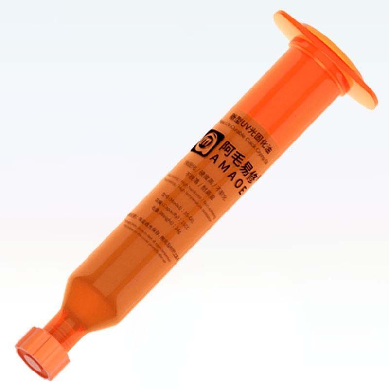 Ультрафиолетовый лак Amaoe 3S-INK-15СС, маска для ремонта плат (24g) Ультрафиолетовый лак Amaoe 3S-INK-15СС, маска для ремонта плат (24g)