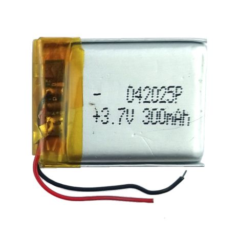 Внутренний Аккумулятор 042025P 27*20*4 300mAh 3.7V Внутренний Аккумулятор 042025P 27*20*4 300mAh 3.7V