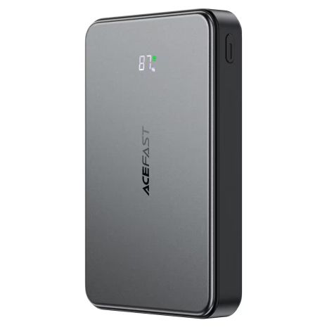 Повербанк Acefast M31 magnetic fast charging power bank with cable 10000mAh |1USB/2Type-C, 22.5W/3A, PD/QC| black Повербанк Acefast M31 magnetic fast charging power bank with cable 10000mAh |1USB/2Type-C, 22.5W/3A, PD/QC| black