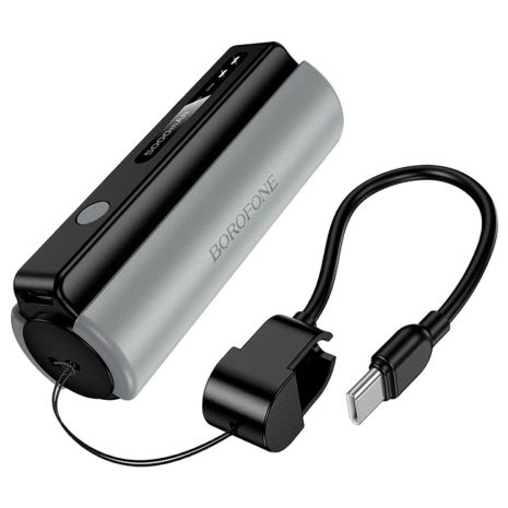 Повербанк BOROFONE BJ87 Star power bank with flashlight and cable 5000mAh |1Type-C, 2A| black Повербанк BOROFONE BJ87 Star power bank with flashlight and cable 5000mAh |1Type-C, 2A| black