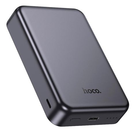 Повербанк HOCO J160A Original PD magnetic power bank 10000mAh |1Type-C/1Lightning, 20W/3A, PD/QC| grey Повербанк HOCO J160A Original PD magnetic power bank 10000mAh |1Type-C/1Lightning, 20W/3A, PD/QC| grey