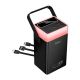Повербанк HOCO DB103A 65W fully compatible power bank with built-in cable and camping light 60000mAh |2USB black Повербанк HOCO DB103A 65W fully compatible power bank with built-in cable and camping light 60000mAh |2USB black