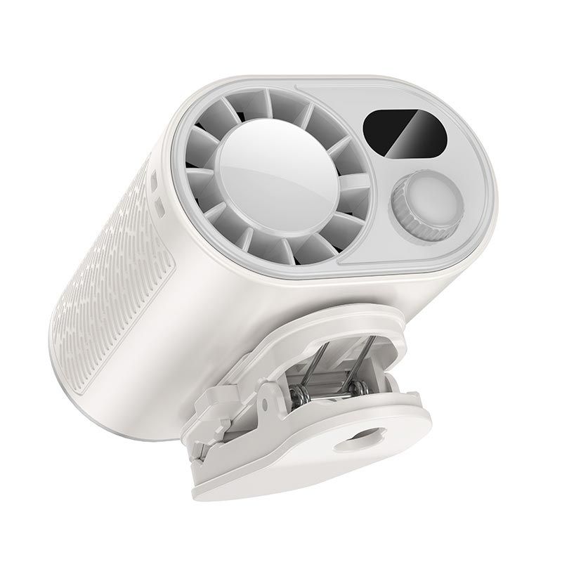 Вентилятор HOCO portable fan HX609 |100 Levels, 9.5h, 70dB| white Вентилятор HOCO portable fan HX609 |100 Levels, 9.5h, 70dB| white