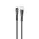 USB Кабель HOCO U70 USB - Type-C (1.2М) (темно-серый) USB Кабель HOCO U70 USB - Type-C (1.2М) (темно-серый)