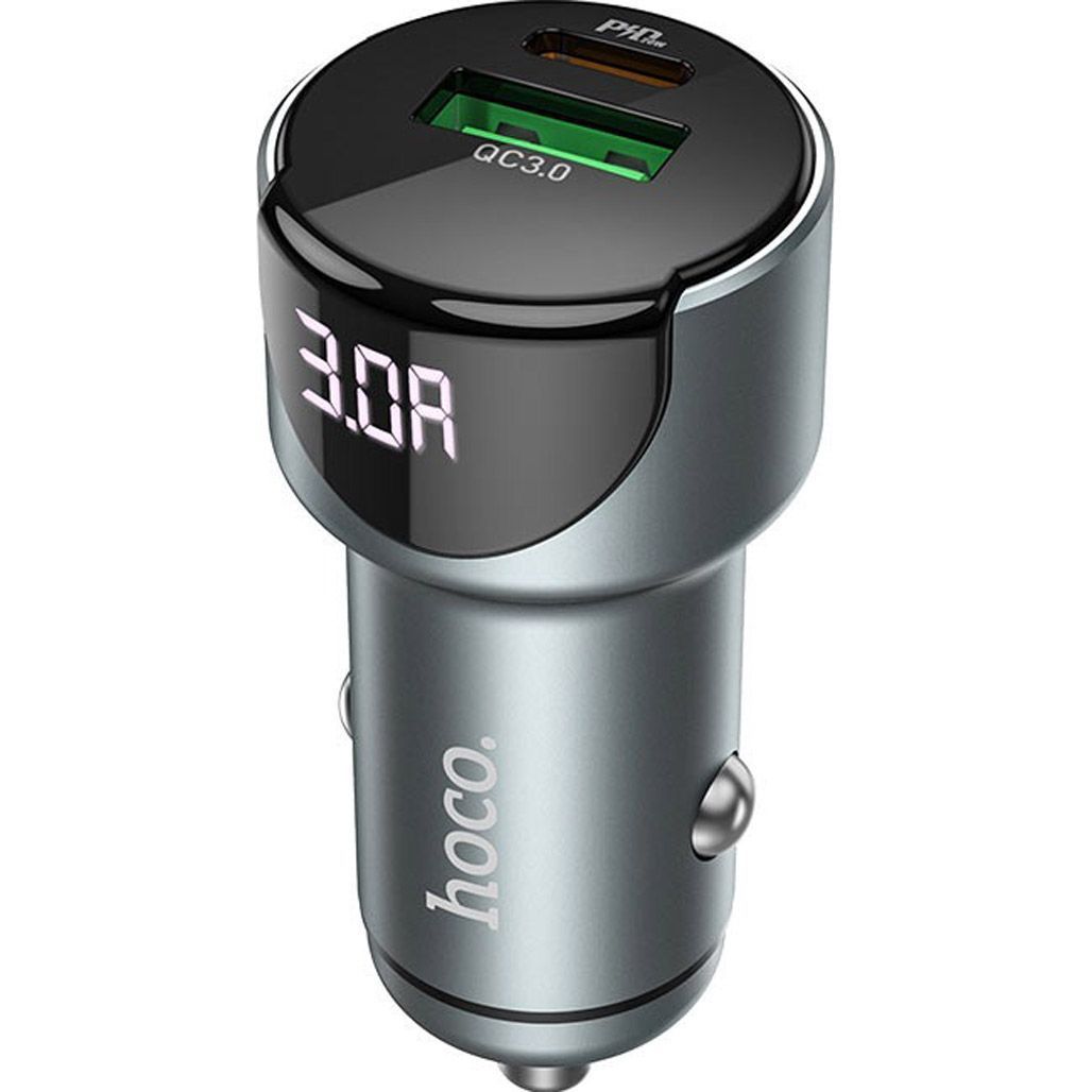 Авто Зарядное Устройство Hoco Z42 PD20W+QC 3.0 Серый Авто Зарядное Устройство Hoco Z42 PD20W+QC 3.0 Серый