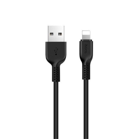 USB кабель Hoco X13 зарядний Lightning 2A чорний 2м