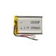 Аккумулятор 103450P универсальный с контроллером, 10 х 34 х 50 мм (2000 mAh)/ для MP5, видеокамер, GPS, Bluetooth колонок Аккумулятор 103450P универсальный с контроллером, 10 х 34 х 50 мм (2000 mAh)/ для MP5, видеокамер, GPS, Bluetooth колонок