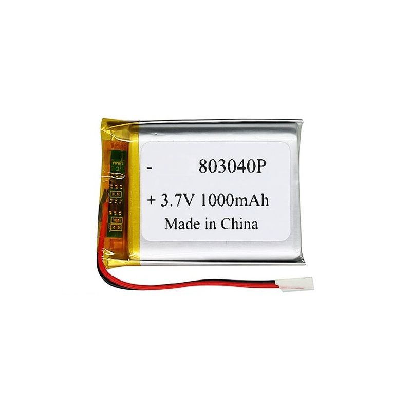 Аккумулятор 803040P универсальный с контроллером, 80 х 30 х 40 мм (1000 mAh)/ для навигаторов, видеокамер, GPS, Bluetooth колонок Аккумулятор 803040P универсальный с контроллером, 80 х 30 х 40 мм (1000 mAh)/ для навигаторов, видеокамер, GPS, Bluetooth колонок