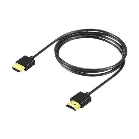 Кабель HDMI Slim /2K 144Hz (4K 60Hz) /Тонкий(3.2mm), 2m(200cm) Black Кабель HDMI Slim /2K 144Hz (4K 60Hz) /Тонкий(3.2mm), 2m(200cm) Black