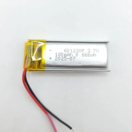 Аккумулятор 601230P универсальный с контроллером, 60 х 12 х 30 мм (180 mAh)/ для TWS наушников, Bluetooth гарнитур, MP3 плее Аккумулятор 601230P универсальный с контроллером, 60 х 12 х 30 мм (180 mAh)/ для TWS наушников, Bluetooth гарнитур, MP3 плее