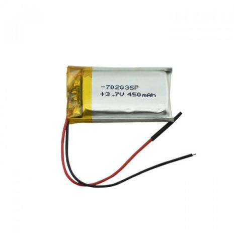 Аккумулятор 702035P универсальный с контроллером, 70 х 20 х 35 мм (450 mAh)/ для TWS наушников, кейсов наушников, смарт часов Аккумулятор 702035P универсальный с контроллером, 70 х 20 х 35 мм (450 mAh)/ для TWS наушников, кейсов наушников, смарт часов