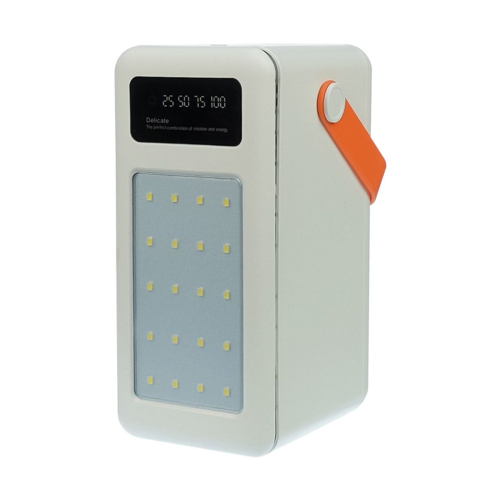Корпус Multi-powerbank S35, под элементы 18650 до 35 шт, 22.5W, с фонарем, белый Корпус Multi-powerbank S35, под элементы 18650 до 35 шт, 22.5W, с фонарем, белый