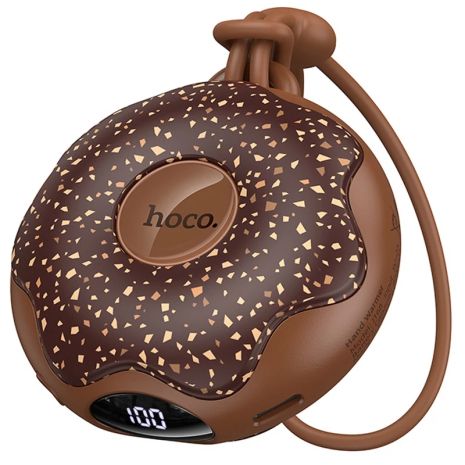 Грелка для рук Hoco J168 двусторонняя brown Грелка для рук Hoco J168 двусторонняя brown