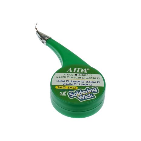 Очиститель припоя Aida A-1520 (1.5mm x 2m) Очиститель припоя Aida A-1520 (1.5mm x 2m)
