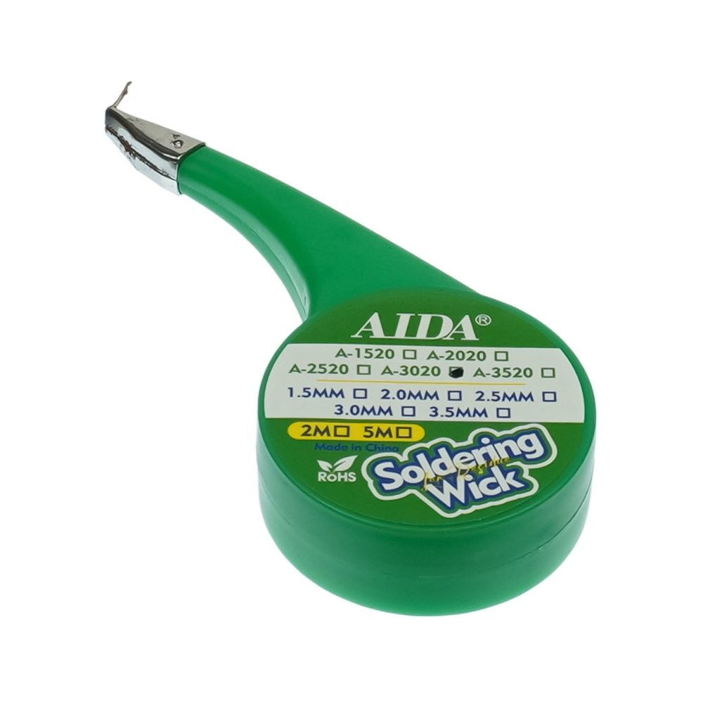Очиститель припоя Aida A-3020 (3mm x 2m) Очиститель припоя Aida A-3020 (3mm x 2m)