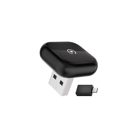 Адаптер беспроводной 2в1 для Apple Carplay/Android Auto USB/WIFI/5GHz Bluetooth 5.0 (C003K) Black Адаптер беспроводной 2в1 для Apple Carplay/Android Auto USB/WIFI/5GHz Bluetooth 5.0 (C003K) Black