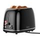Тостер HOCO Kitchen retro toaster HJD11A | 850W, 38mm slot, 6 рівнів | black