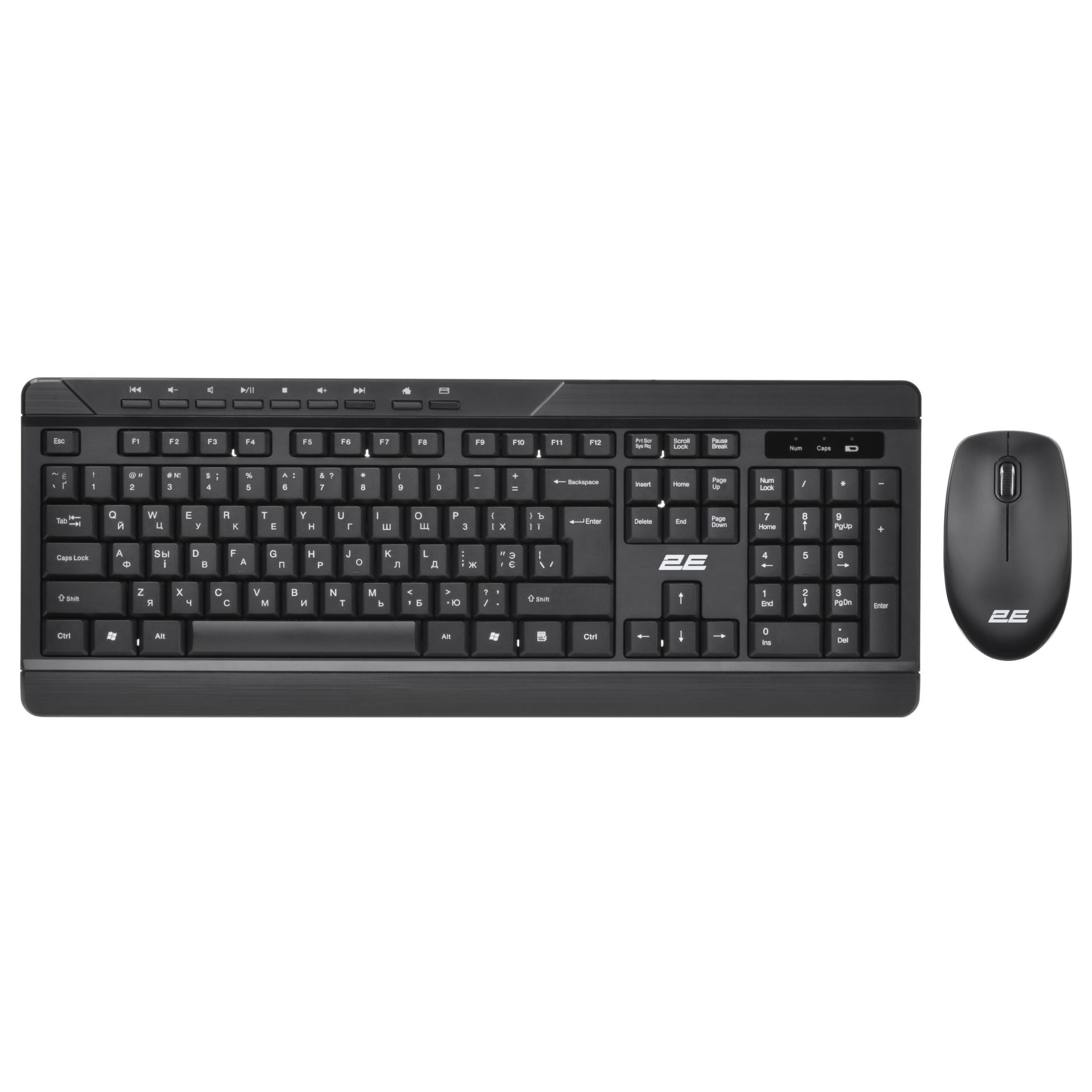 Клавиатура Беспроводная 2E MK410 black+ мышь UA UCRF Клавиатура Беспроводная 2E MK410 black+ мышь UA UCRF