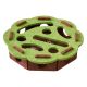Игрушка-лабиринт для кошек, с 3 шариками, фетровая круглая 30cm Green-brown Игрушка-лабиринт для кошек, с 3 шариками, фетровая круглая 30cm Green-brown