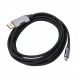 Кабель-адаптер Type-C to DisplayPort 1.4 8K-60Hz/4K-144Hz/2K-240Hz DP1.4 2m Black-gray Кабель-адаптер Type-C to DisplayPort 1.4 8K-60Hz/4K-144Hz/2K-240Hz DP1.4 2m Black-gray