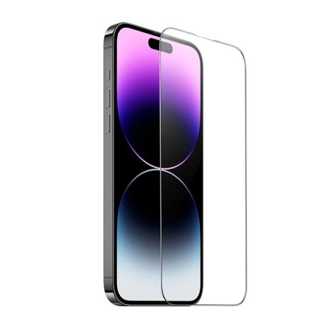Захисне скло HOCO A34 9D Large Arc dustproof for iPhone 15 Pro Max Black